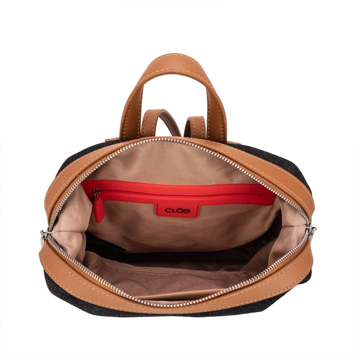 Bolso Backpack Cloe Negro para Mujer image number null