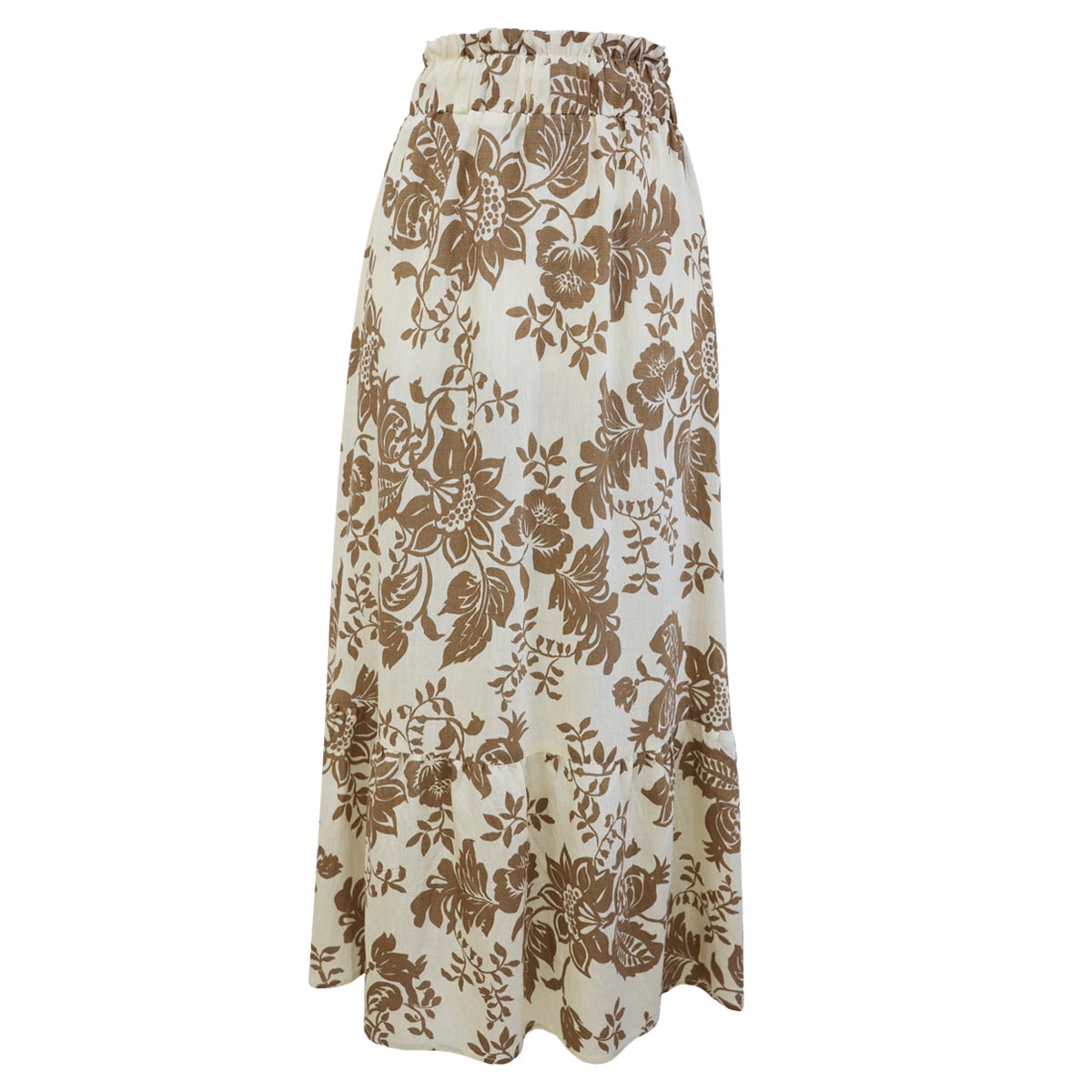 Falda Maxi "Terra Floral" Estilo Boho-Chic Para Mujer Petite Just By Basel image number null