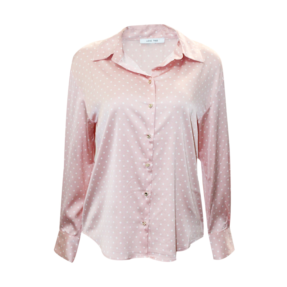 Blusa Camisera De Lunares Philosophy Para Mujer Casual image number null