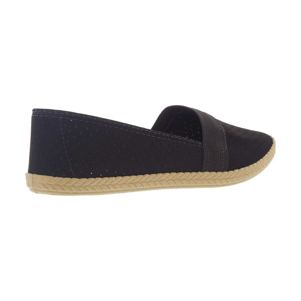 Alpargata Lisa  Para Mujer, Color Negro Moleca image number null