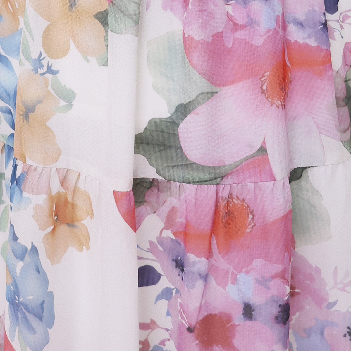 Vestido Maxi Floral de Tirantes con Vuelo para Mujer Elle image number null