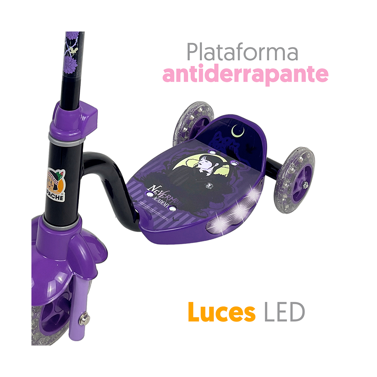 Scooter Con Luces Merlina Flying Wheel image number null