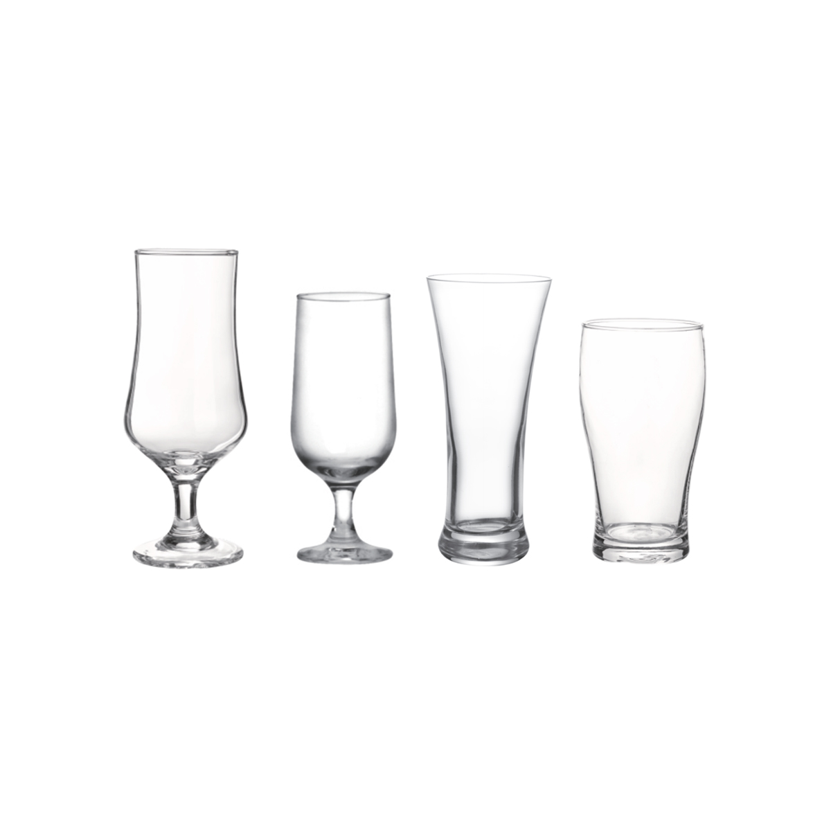 Set 8 Vasos Cerveza Vidrio 400 a 570 ml HOME&DETAILS image number null