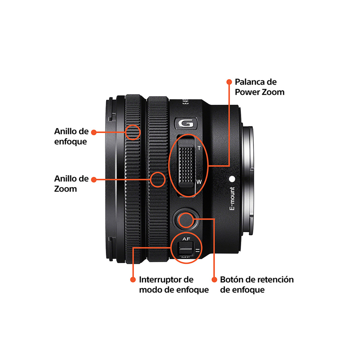 Lente Sony SELP1020G image number null