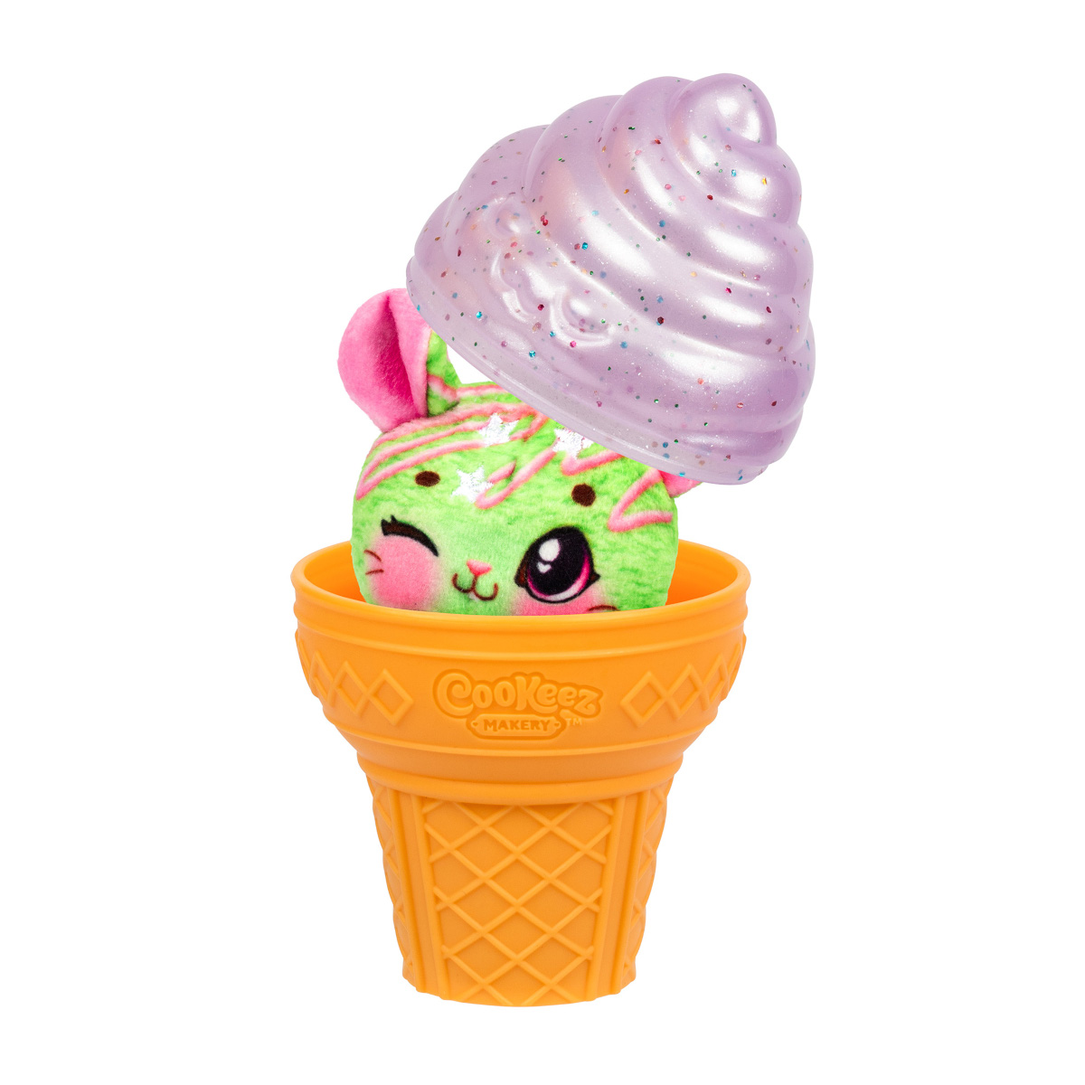 Peluche Cookeez Makery Yum Yumz Helado Bandai image number null