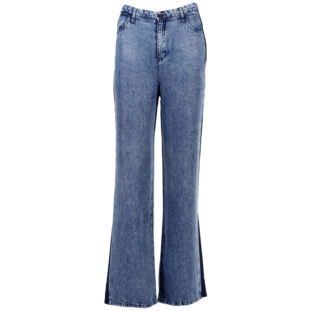 Jeans Wide Leg Black Tape para Mujer image number null