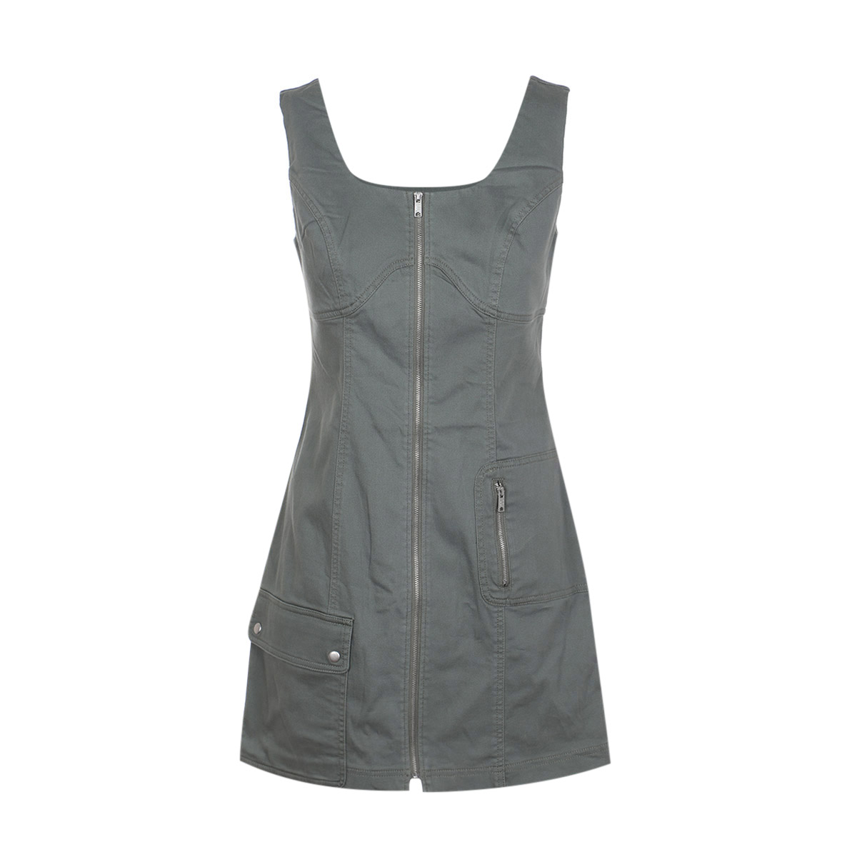 Vestido Corto Cargo Fukka Para Mujer Junior image number null