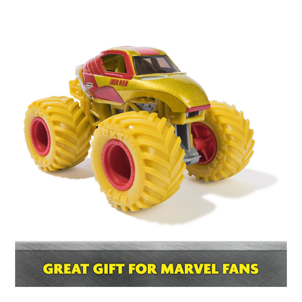 Monster Jam 1:64 Paquete de 5 h&eacute;roes Marvel SPIN MASTER image number null