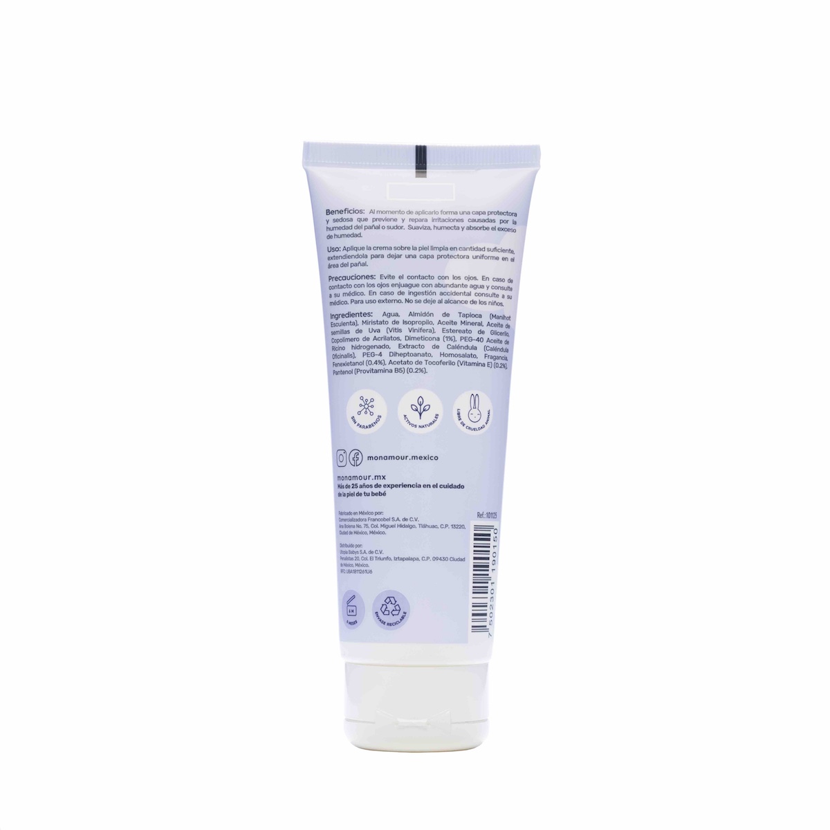 Crema Mon Amour para Cambio de Pa&ntilde;al 120 ml image number null