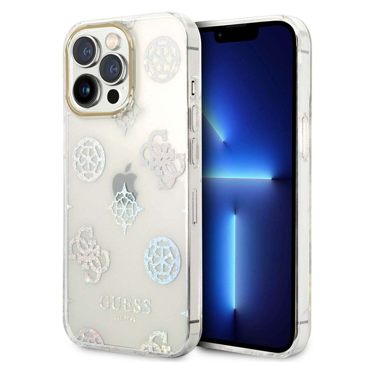 Funda Guess Electroplated Blanca para iPhone 14 Plus image number null