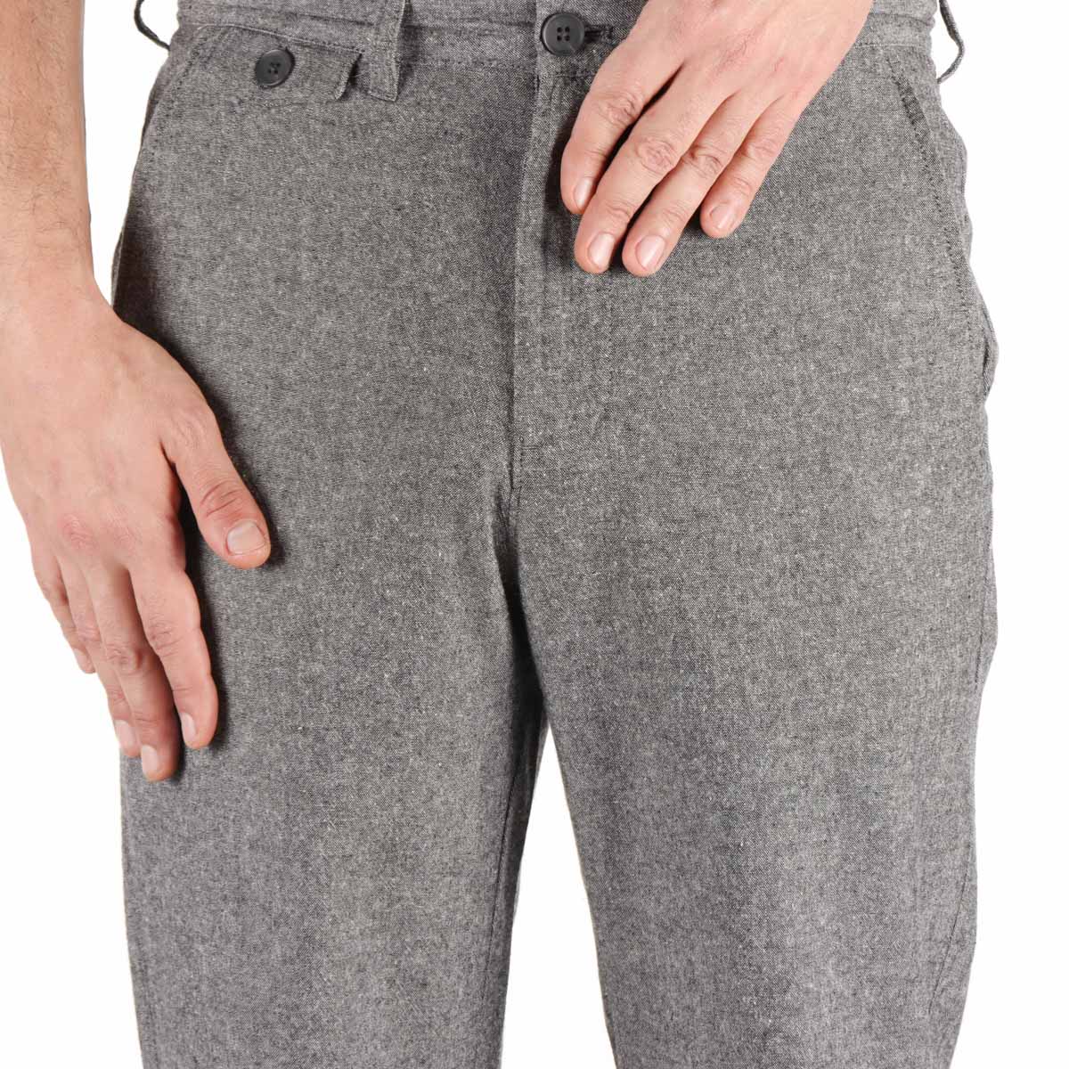 Pantal&oacute;n Lino Algod&oacute;n Regular Fit Casual J.opus Hombre image number null