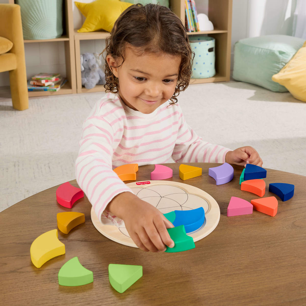 Juguete Fisher-Price Rompecabezas Colorido De Madera image number null