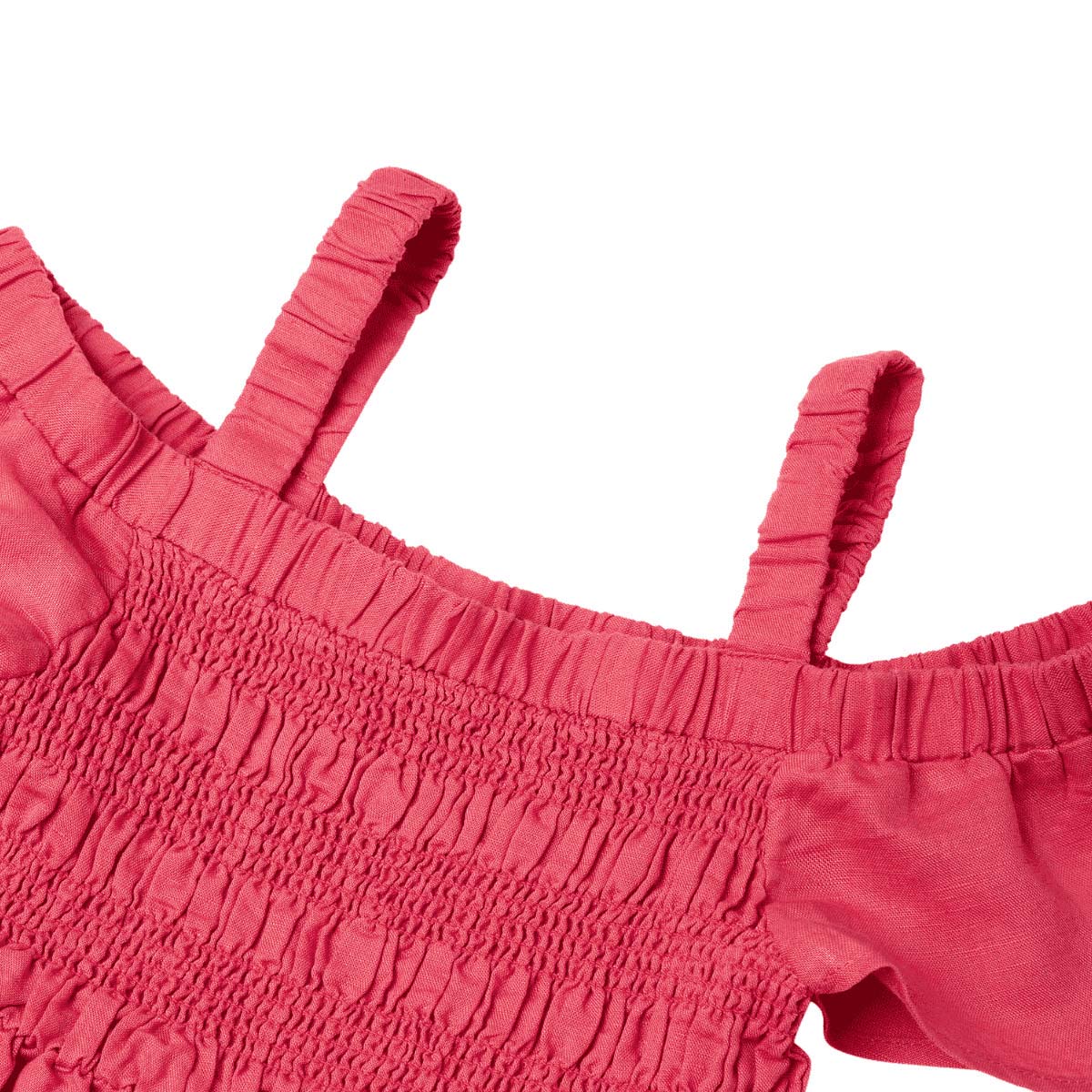 Vestido de Manga Corta con Tirantes Benetton para Ni&ntilde;a image number null