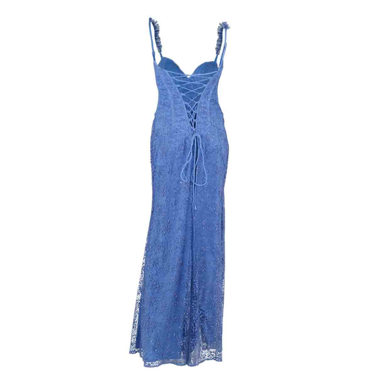 Vestido Largo Con Abertura Belinda Peregrin Para Mujer image number null