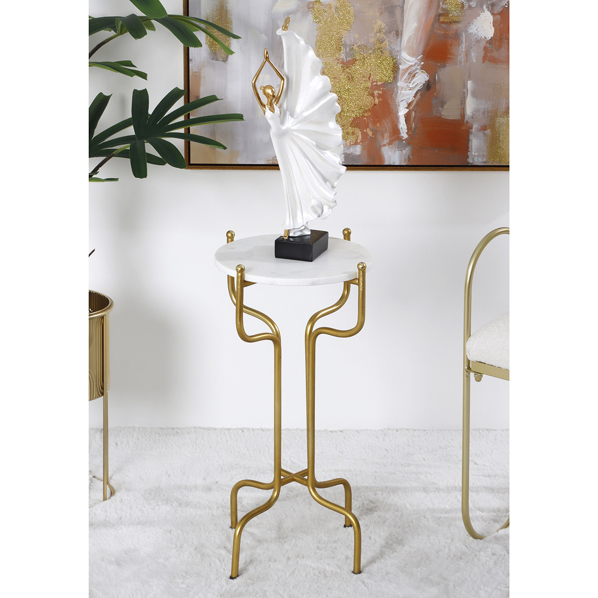 Mesa Auxiliar Modern Colecci&oacute;n Golden Concepts Life image number null