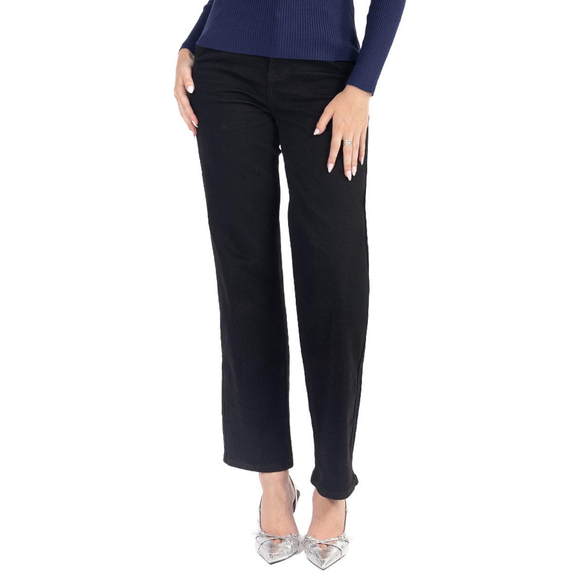 Jeans Wide Leg Para Mujer Junior Forever  21 image number null