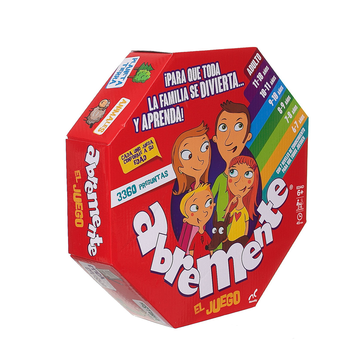 Juego De Mesa En Familia Abremente Caja De Cart&oacute;n  NOVELTY image number null