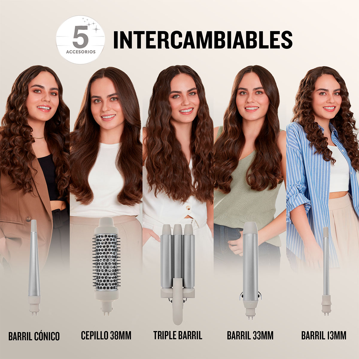 Multiestilizador Trendology 5 Accesorios Remington image number null