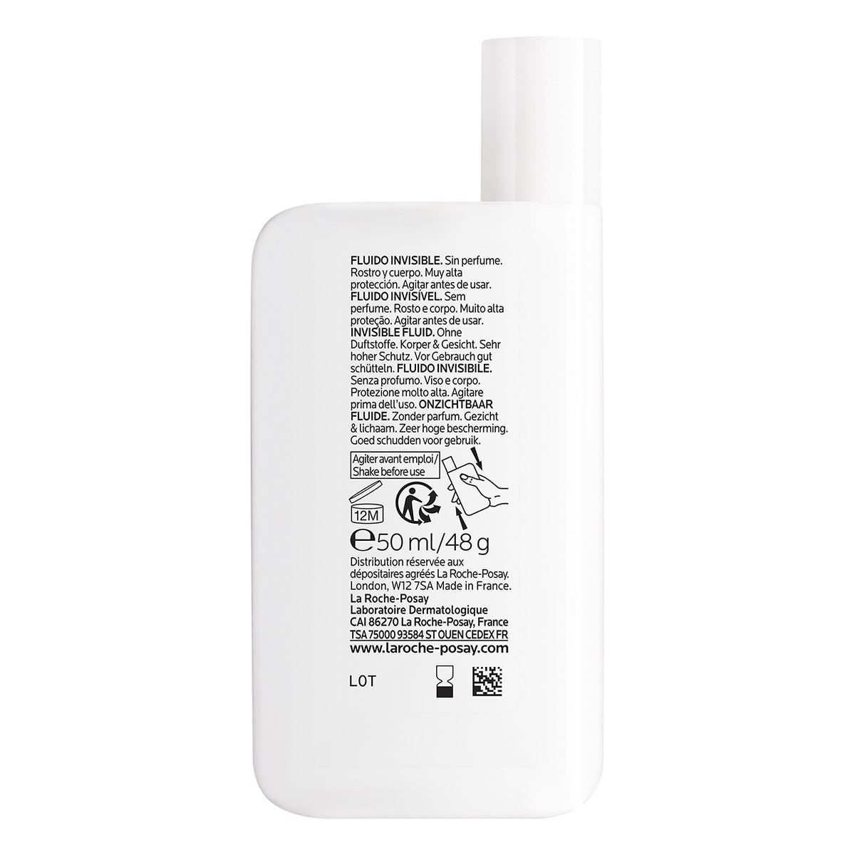 La Roche Posay Anthelios Uvmune 400 Dermo-pediatrics Fluido Invisible Fps 50 image number null
