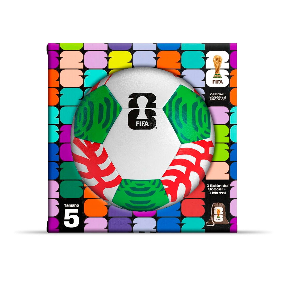 Bal&oacute;n Morral F&uacute;tbol Fifa Multicolor image number null