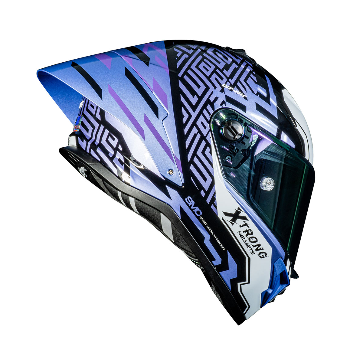CASCO INTEGRAL XTR-352 R1 STRIKER MORADO BRILLO image number null