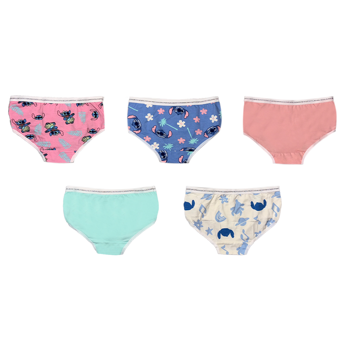 Set 5 Pack Panties Dise&ntilde;o Disney Stitch para Beb&eacute; Ni&ntilde;a image number null