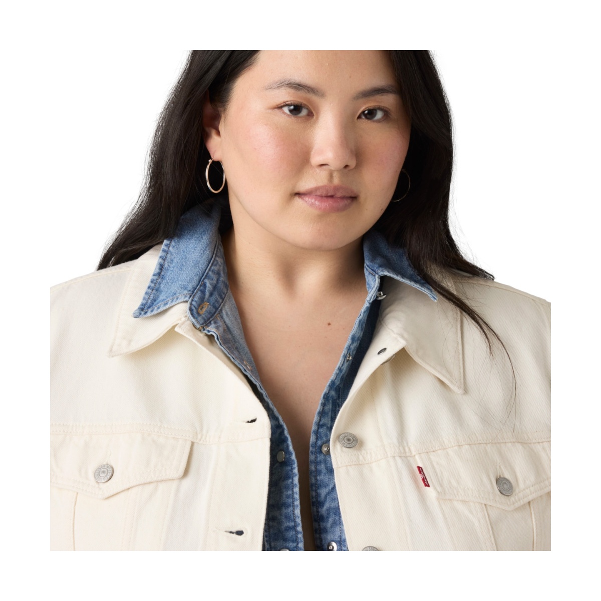Chamarra Denim Levis Plus Para Mujer Curvy image number null