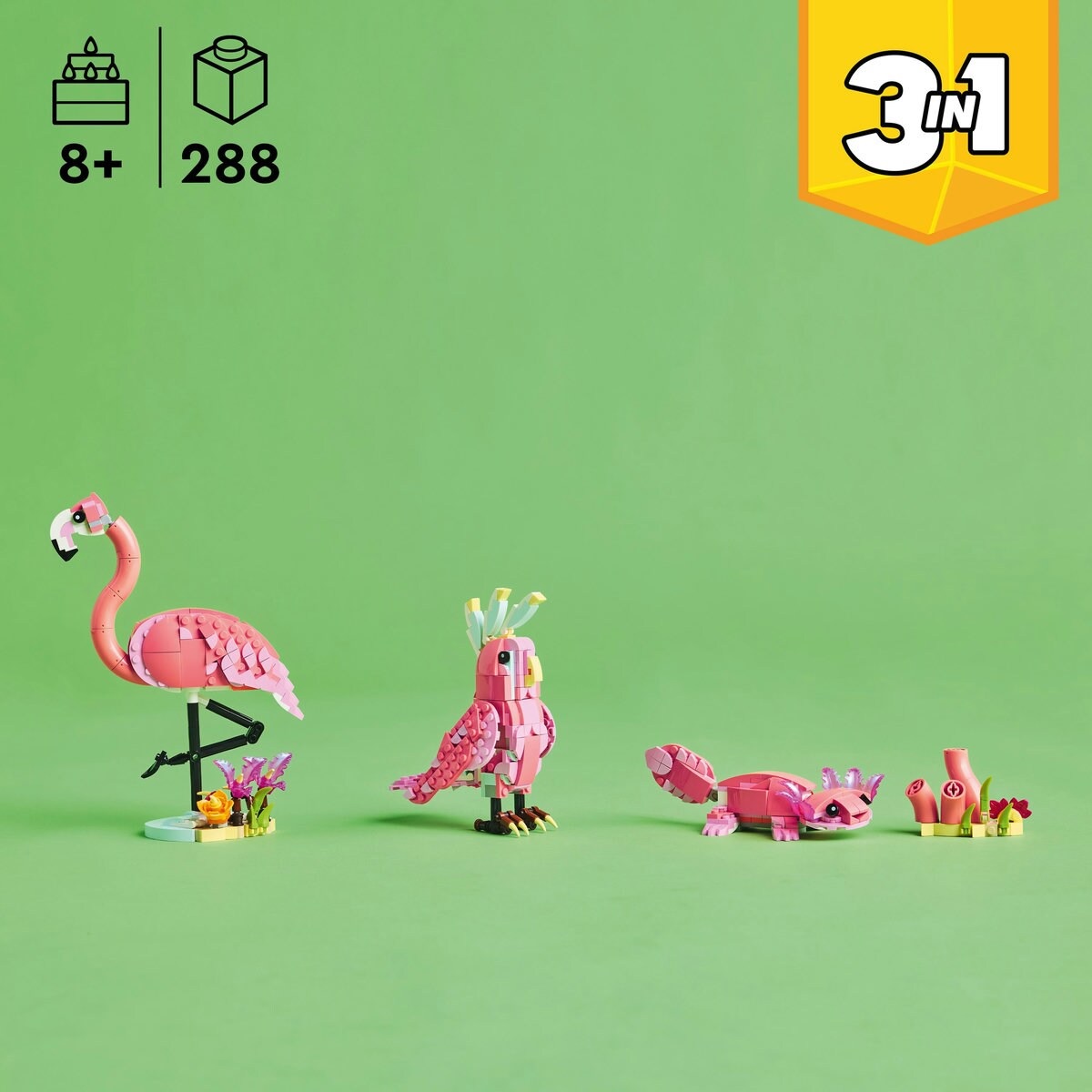LEGO&reg; Creator 3 en 1 Fauna Salvaje Flamingo image number null
