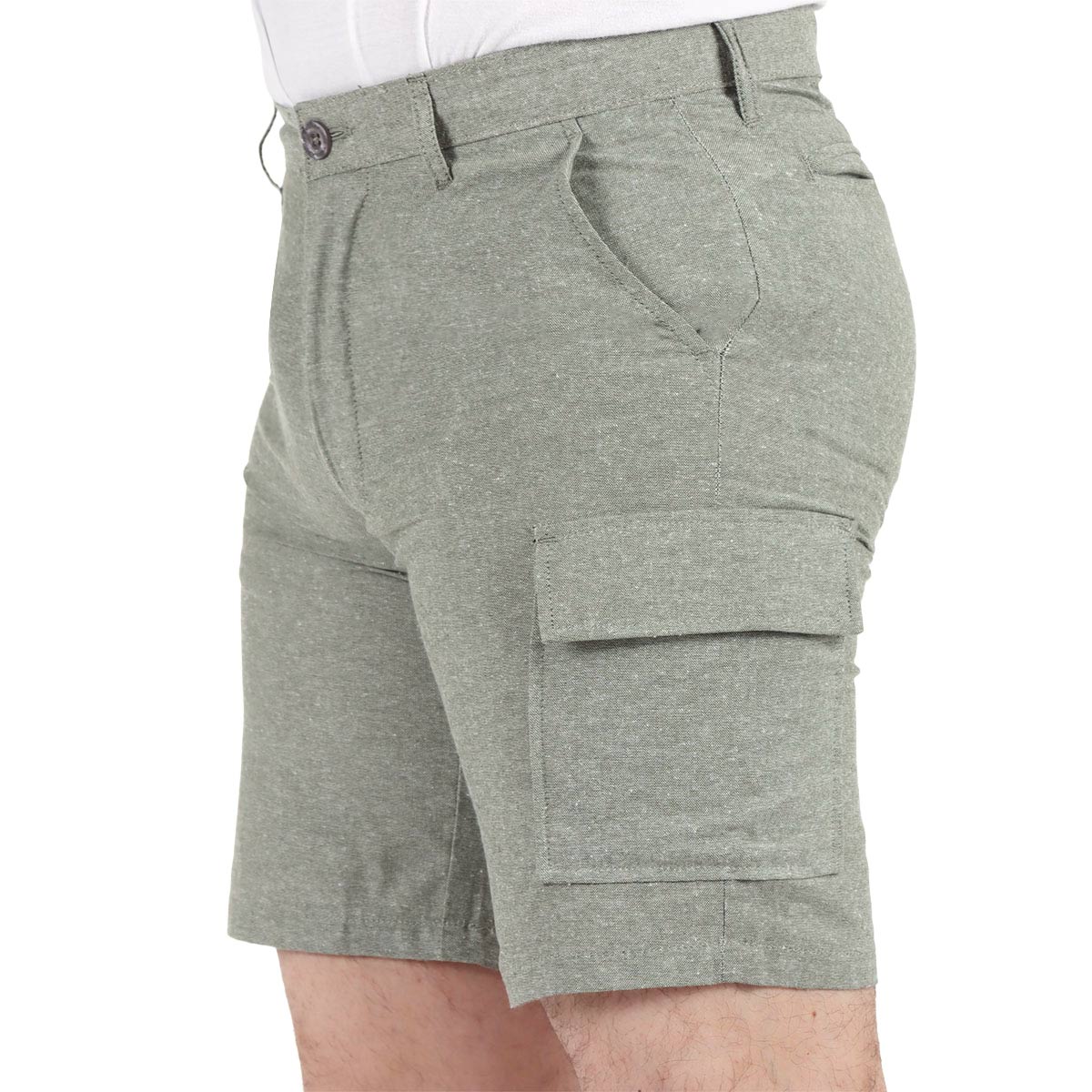Bermuda Bolsillos Cargo Olivo Ted Lapidus para Hombre image number null