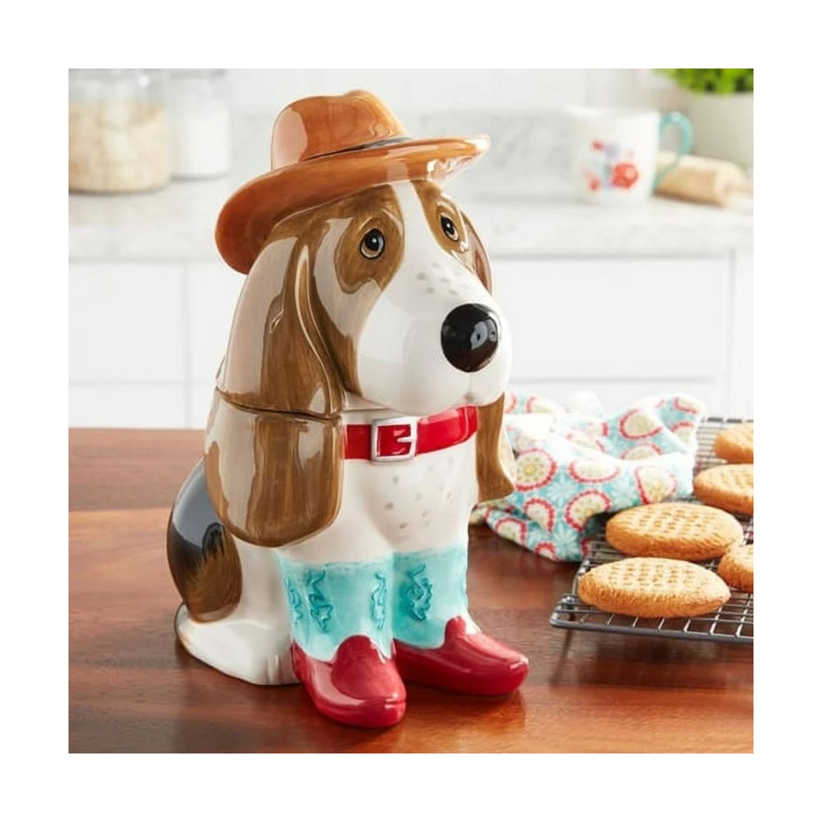 Galletero Dise&ntilde;o Perro Cer&aacute;mica 21Cm The Pioneer Woman image number null