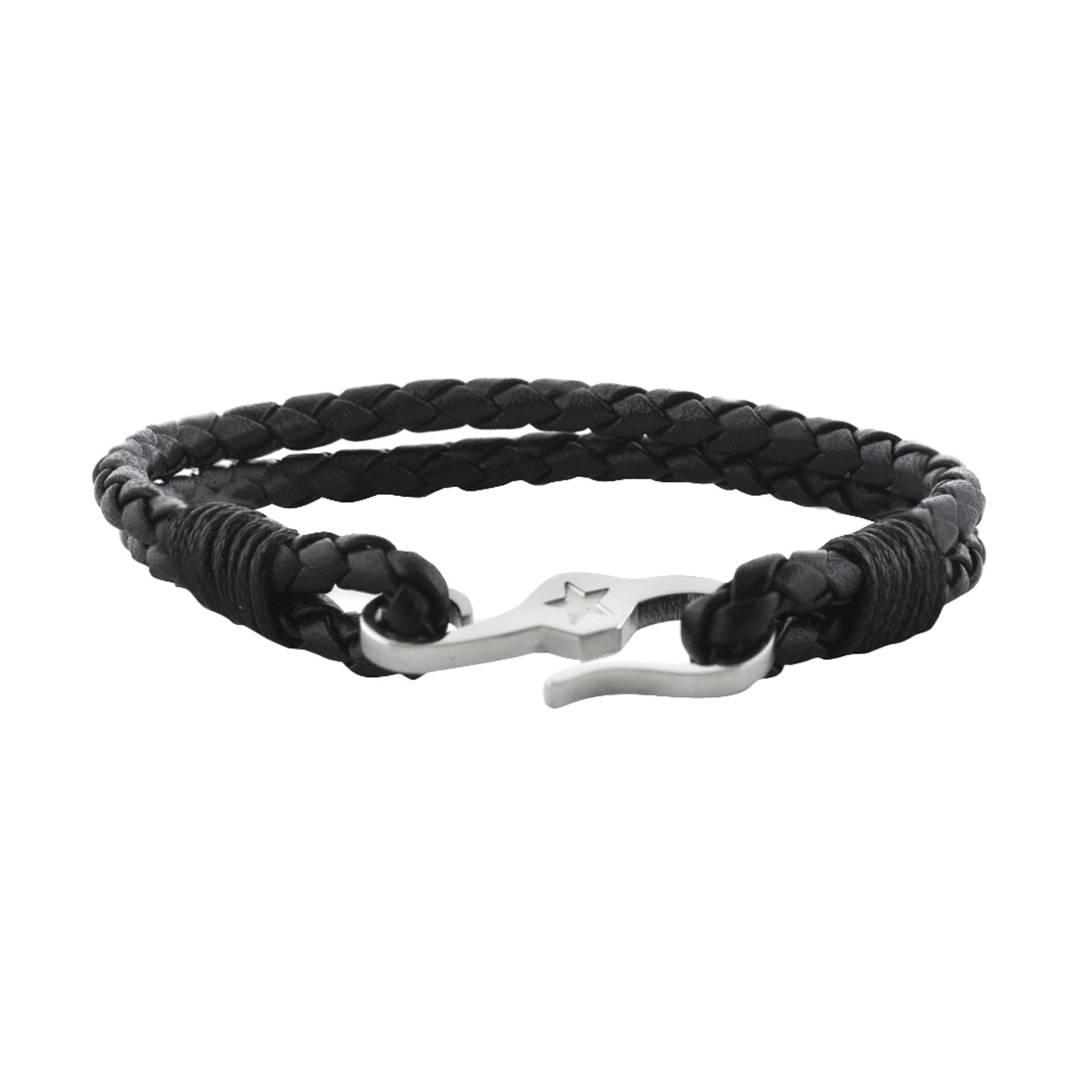 Pulsera De Acero Y Piel Kpenko image number null