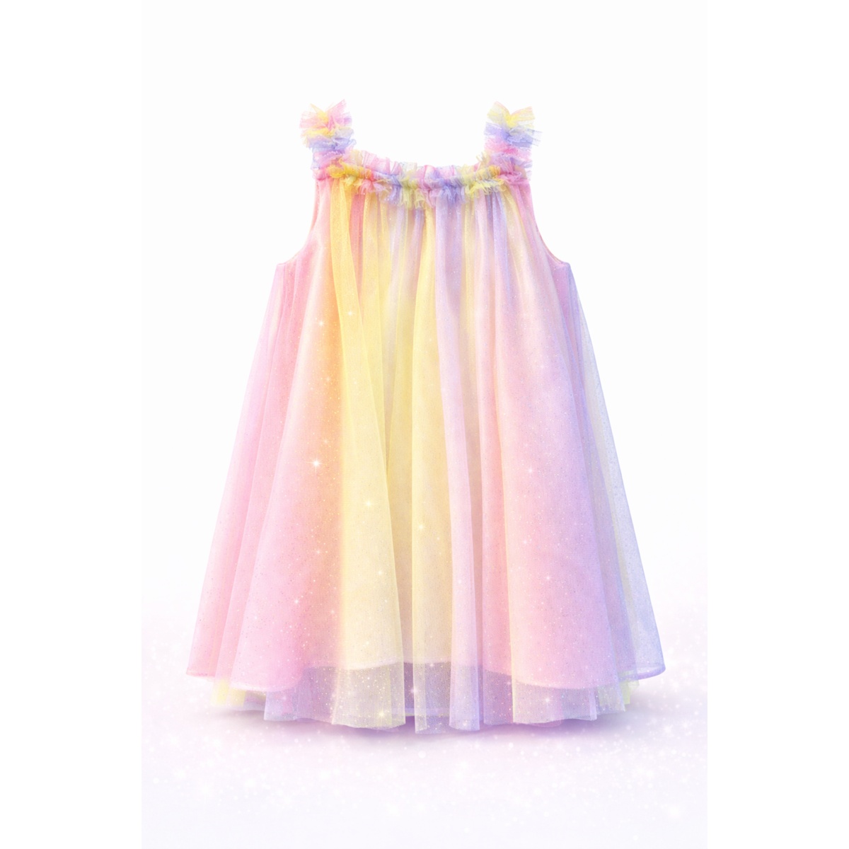 Vestido Flores sin Manga Pink Gallery para Ni&ntilde;a image number null