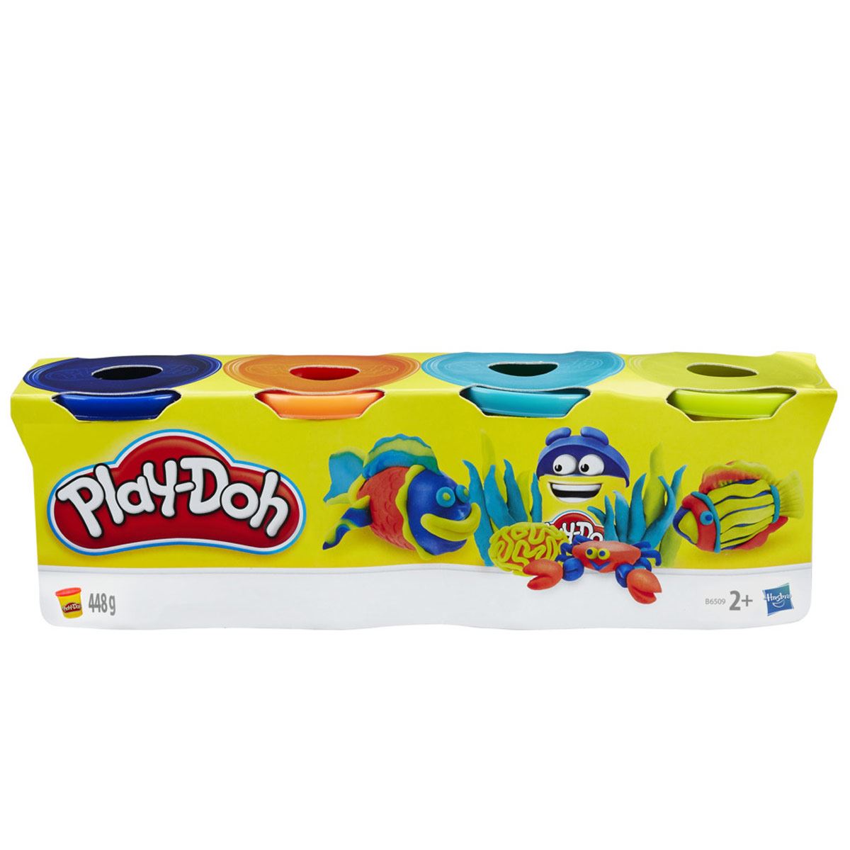 Play-Doh - Masa para moldear - Set de 4 latas de 112 gramos (colores variados) image number null