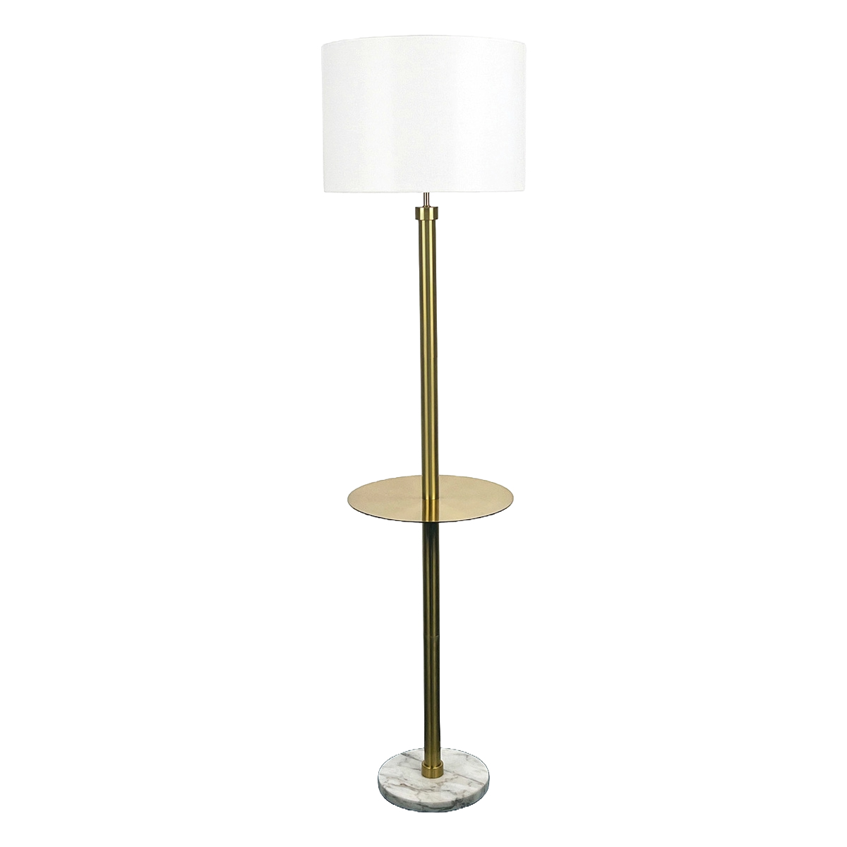 L&aacute;mpara De Piso Disco Marble Vintage Home image number null