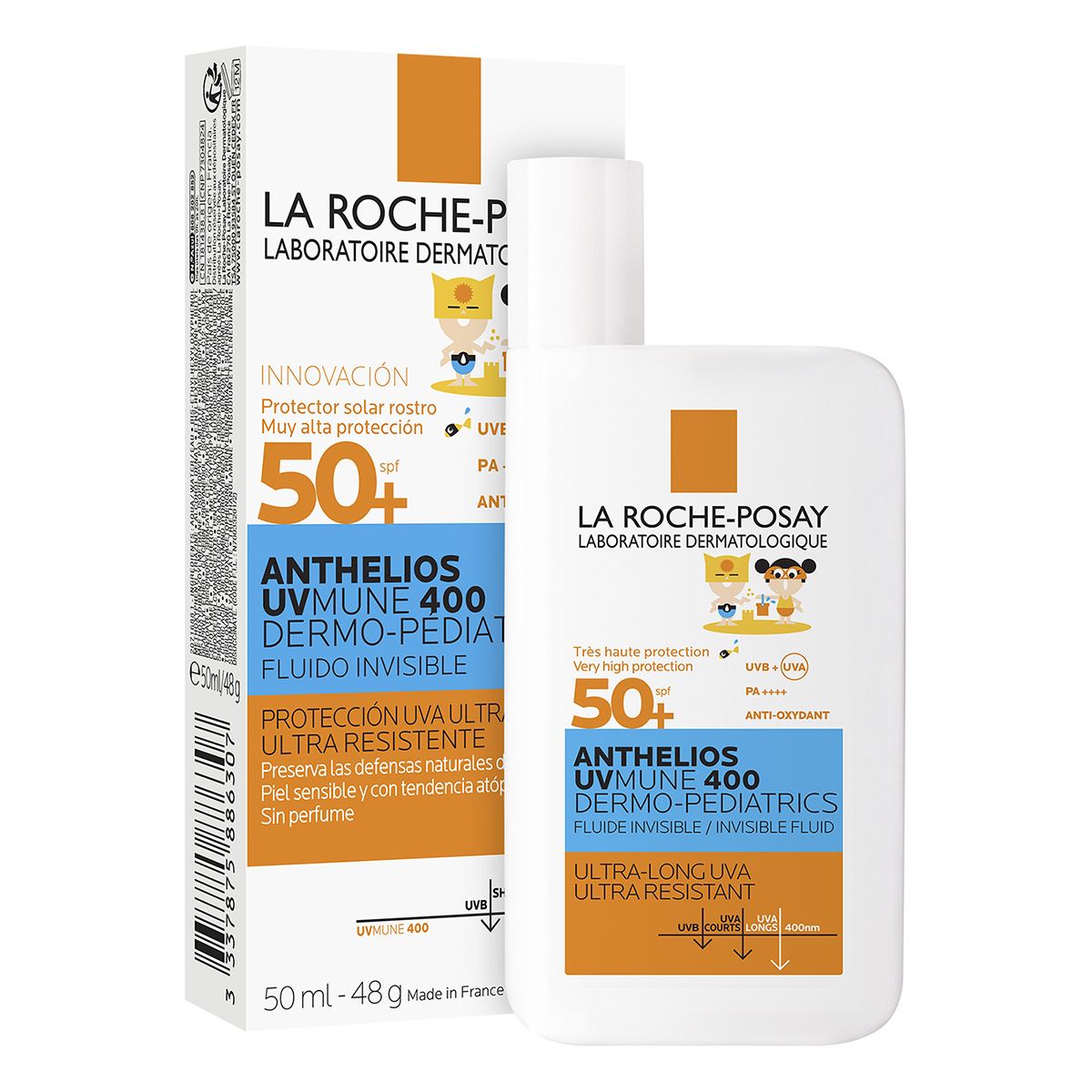 La Roche Posay Anthelios Uvmune 400 Dermo-pediatrics Fluido Invisible Fps 50 image number null