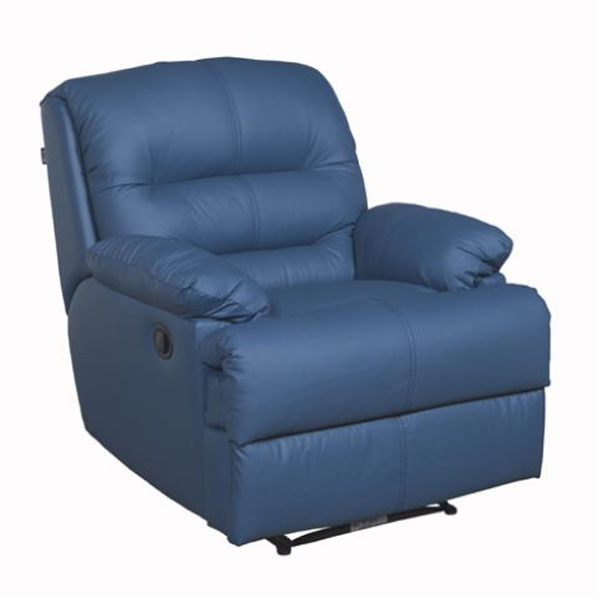 Reclinable Aspen Mec&aacute;nico Piel leathermatch Cobalto image number null