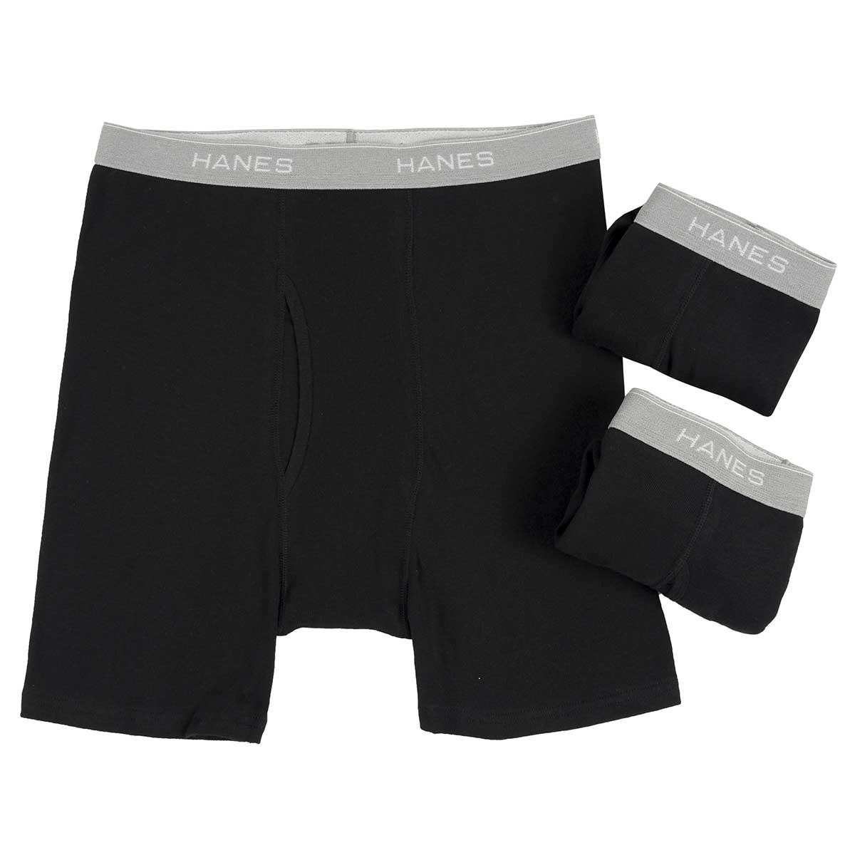 B&oacute;xer Regular 3 Pack Hanes Para Hombre Modelo elo 2822S01S01 image number null