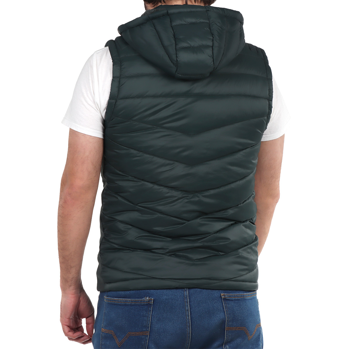 Chaleco Capitonado con Gorro Tim Men para Hombre image number null