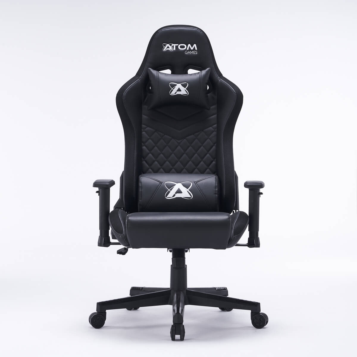 Silla Gamer Rgb Atom Games Negra image number null