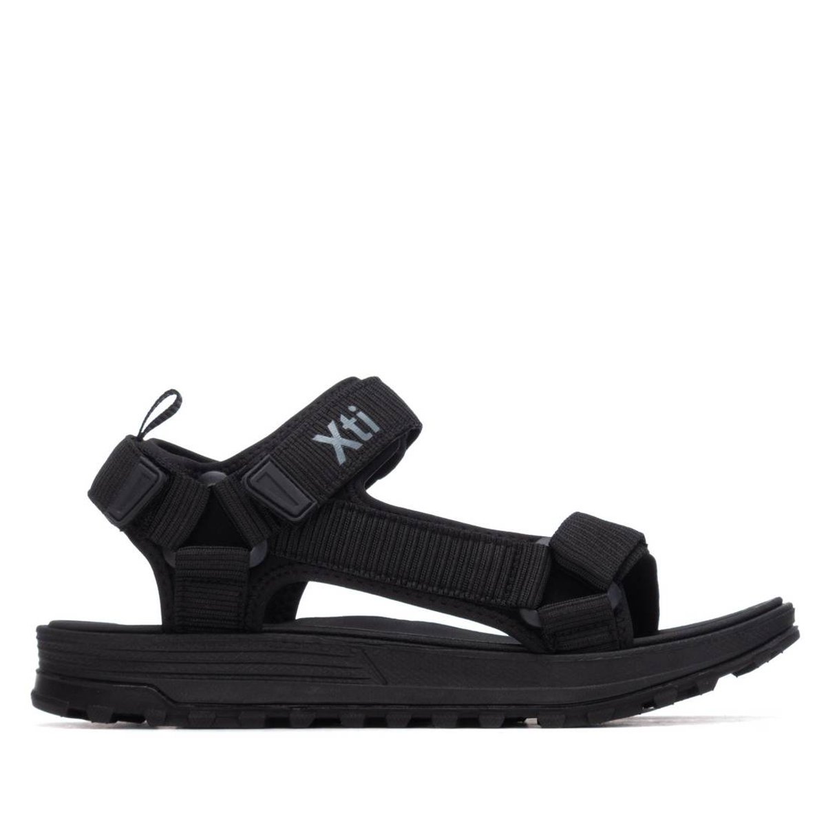 Sandalia Txt-Velcro Xti Negro para Hombre image number null