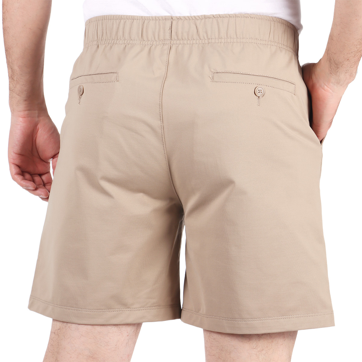 Bermuda con Jaretas Ajustable El&aacute;stica Casual J.opus Hombre image number null