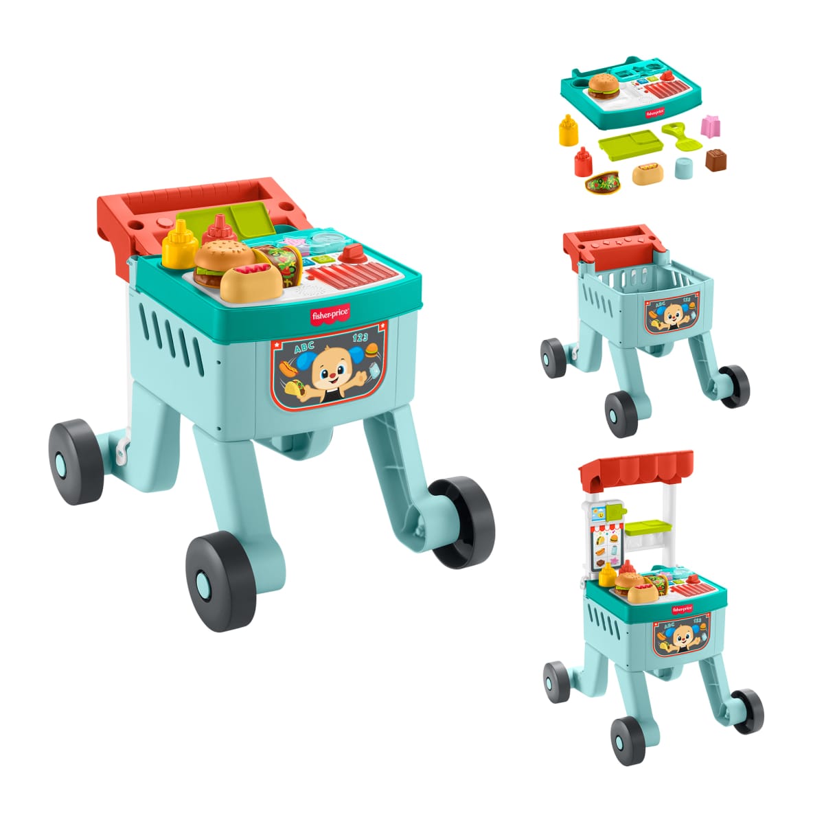 Fisher Price Andadera Para Bebes Carro De Snacks 4 En 1 Mattel image number null