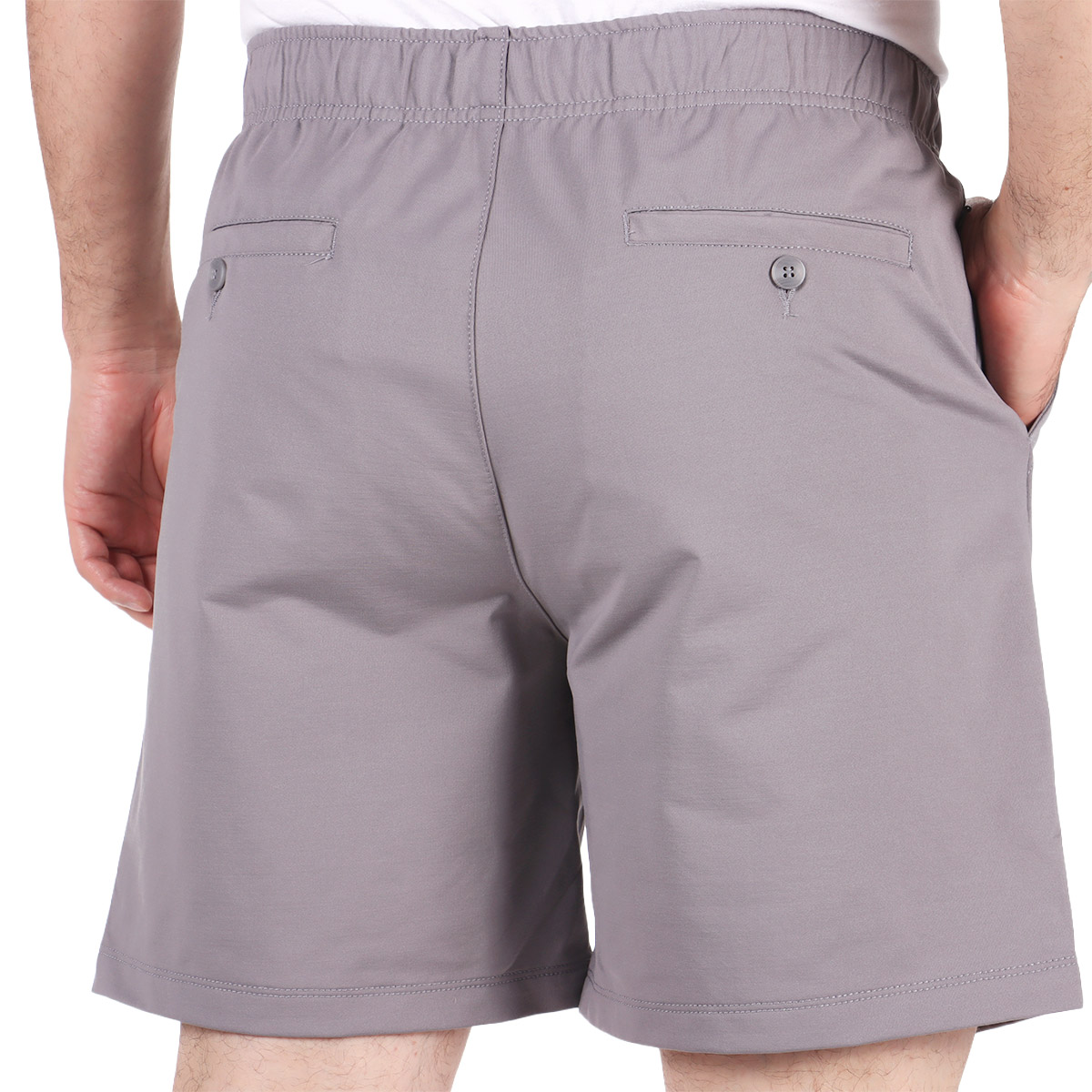 Bermuda con Jaretas Ajustable El&aacute;stica Casual J.opus Hombre image number null