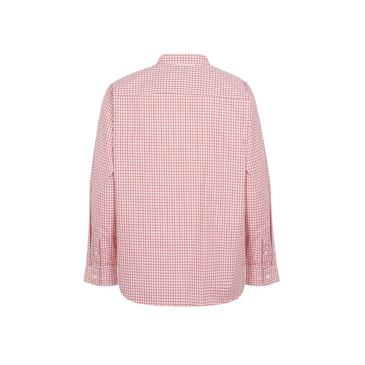 Camisa Cuadros Rojo Yale Manga Larga para Hombre Plus image number null