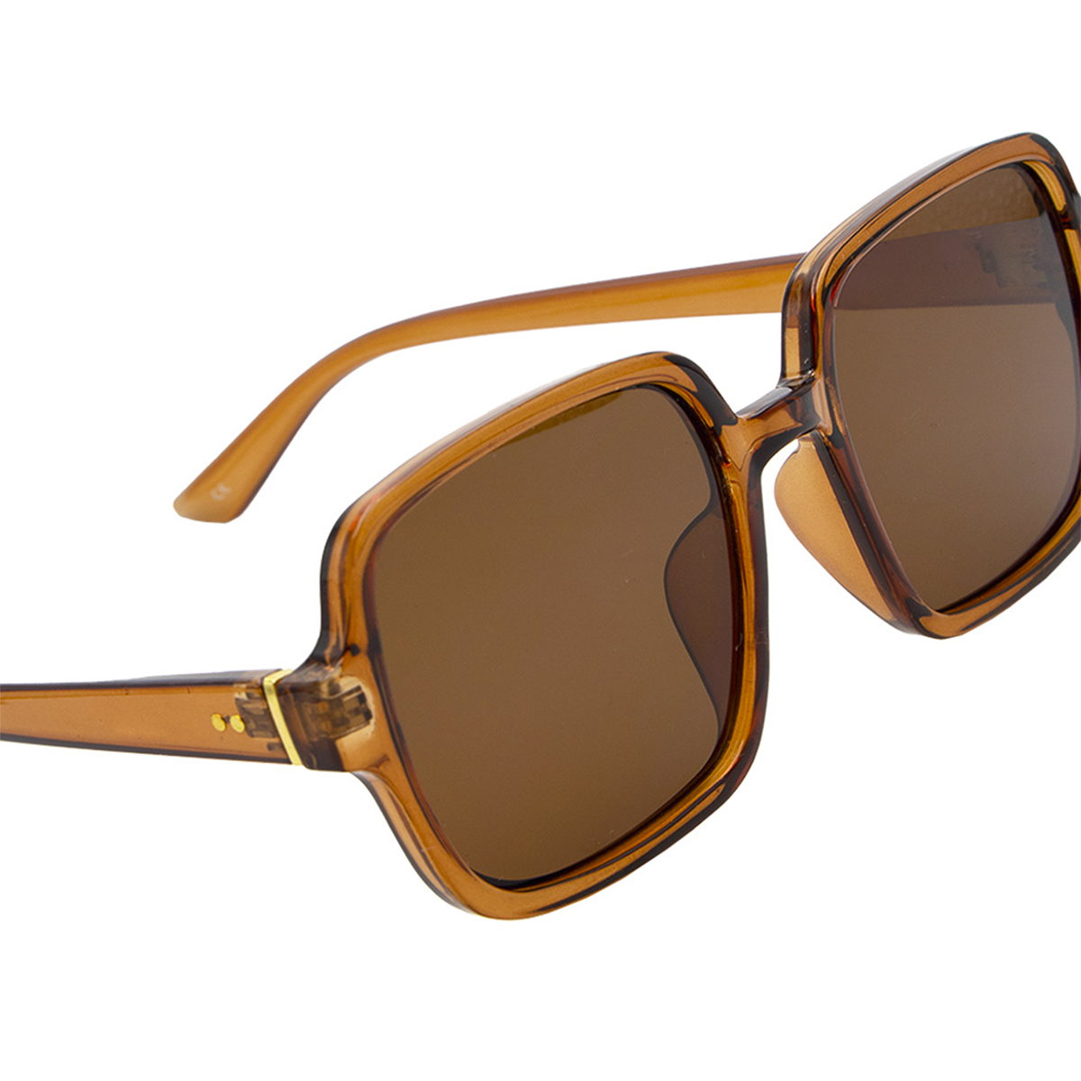 Lentes de Sol Cuadrados Mossimo Caf&eacute; para Mujer image number null
