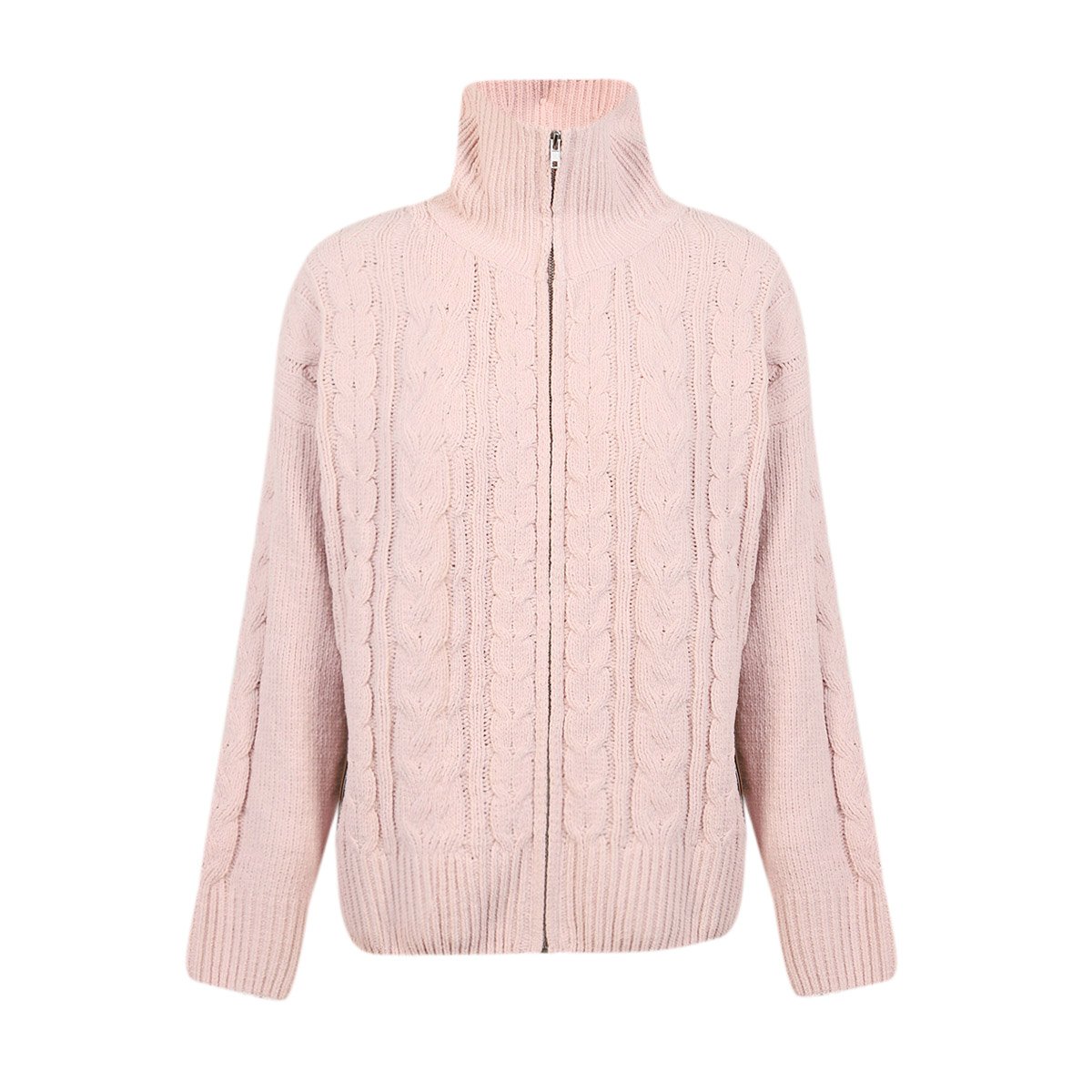 C&aacute;rdigan Con Cierre De Chenille Jeanious Para Mujer Curvy image number null