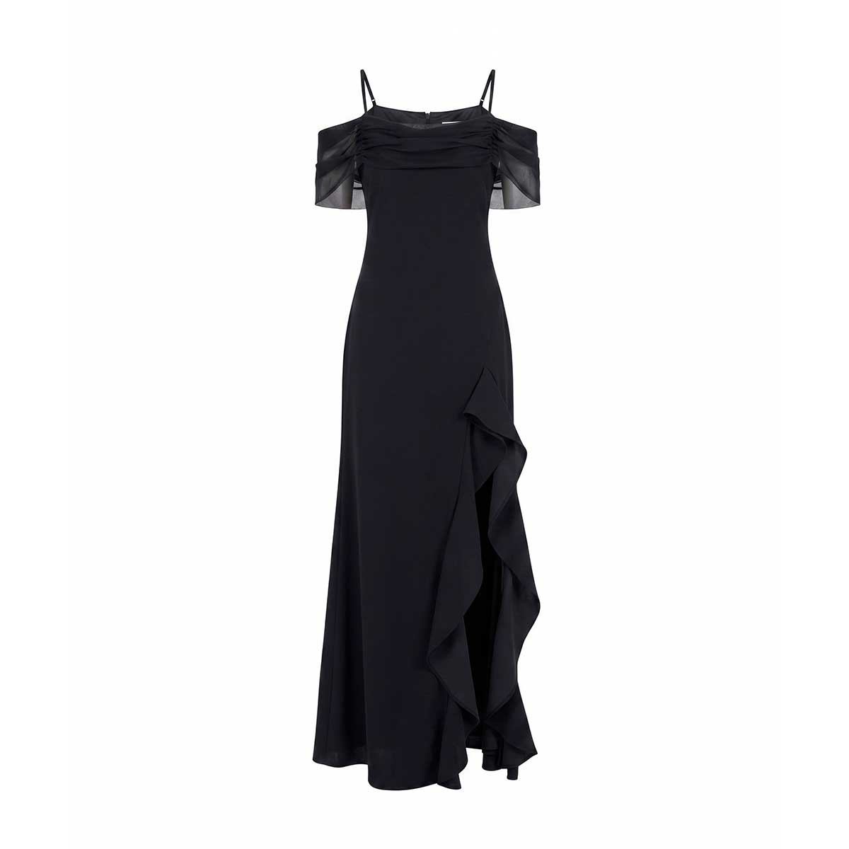 Vestido largo de fiesta con hombros descubiertos Noshe para mujer image number null