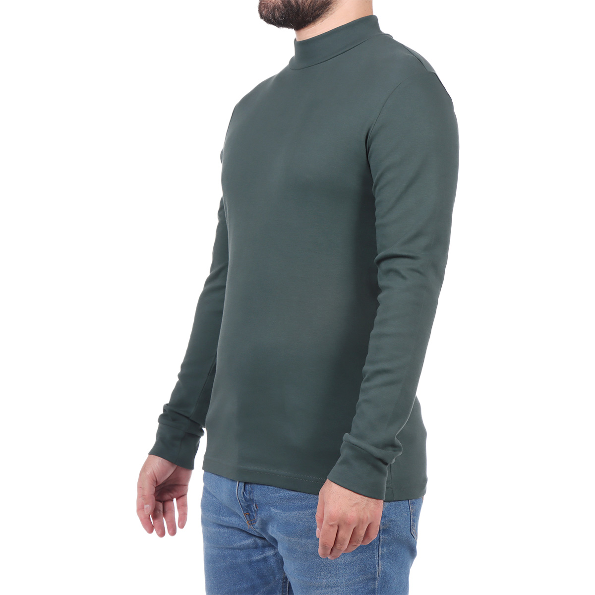 Su&eacute;ter Cuello Mock 100% Algod&oacute;n OVS para Hombre image number null