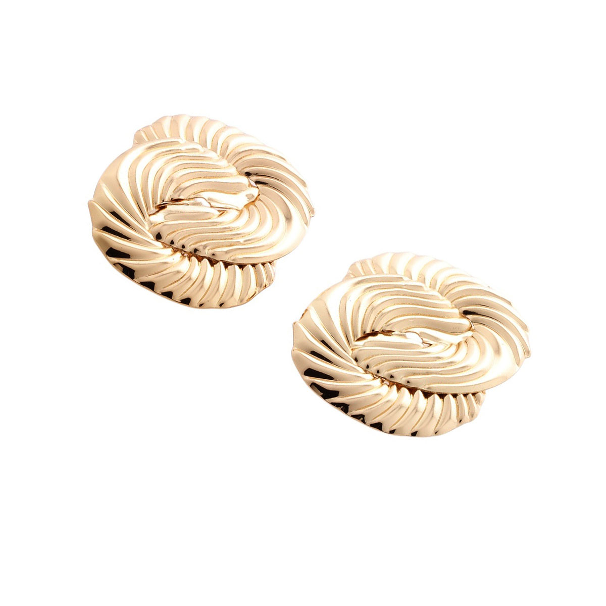 Aretes Entrelazados Dorados  C2C image number null