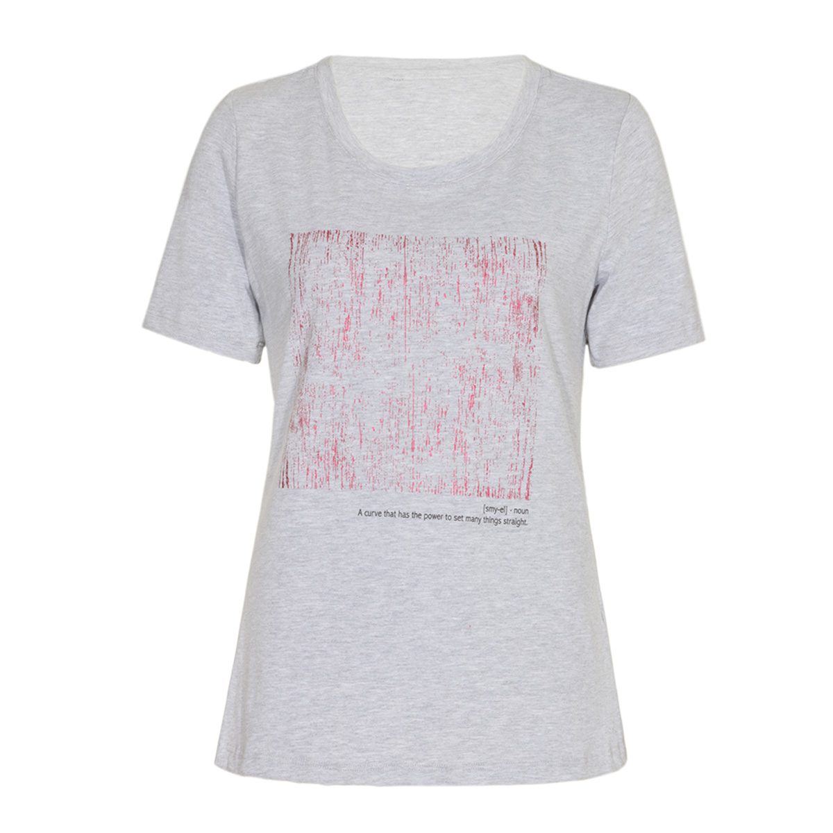 Playera estampada Orange Love para Mujer Petite image number null